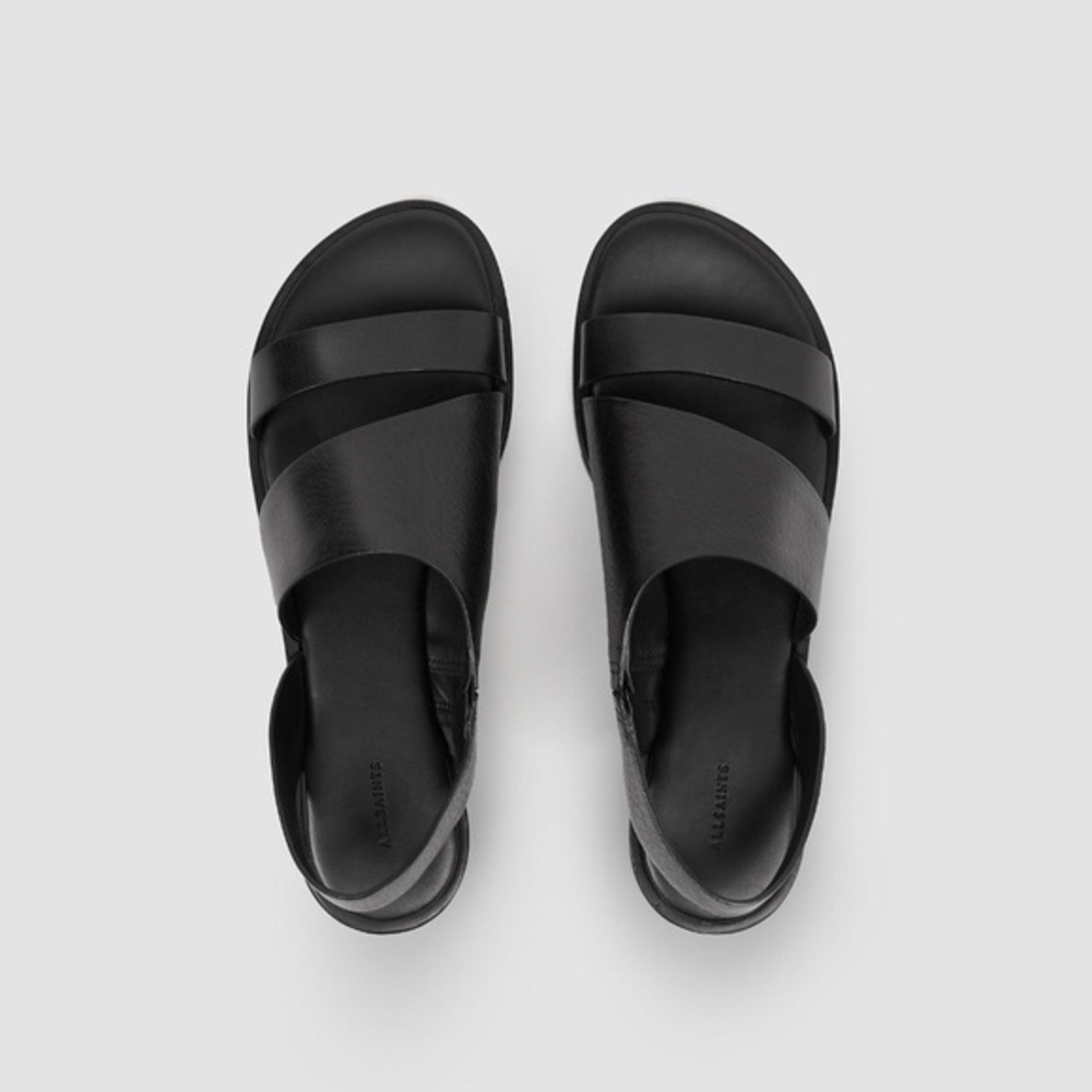 All Saints Webber sandal black size 6